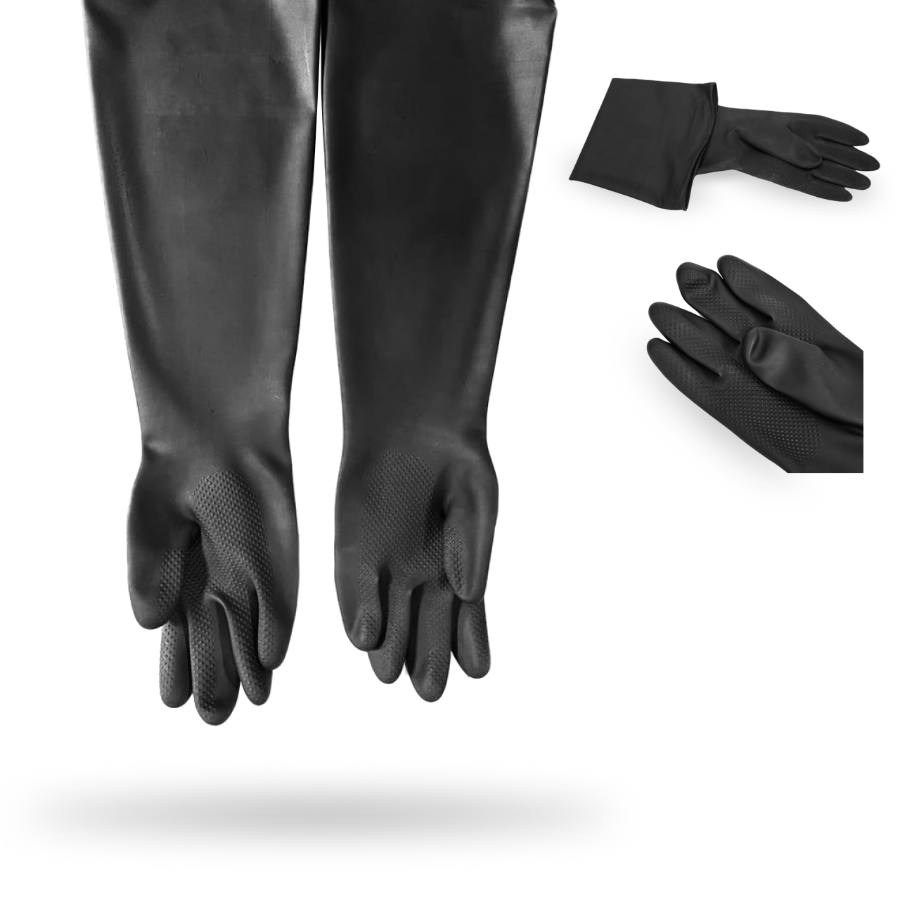 Перчатки для пескоструйной камеры безшовные 60х20 см (1272898387) - фото 2 Перчатки для пескоструйной камеры безшовные 60х20 см (1272898387) - фото 2