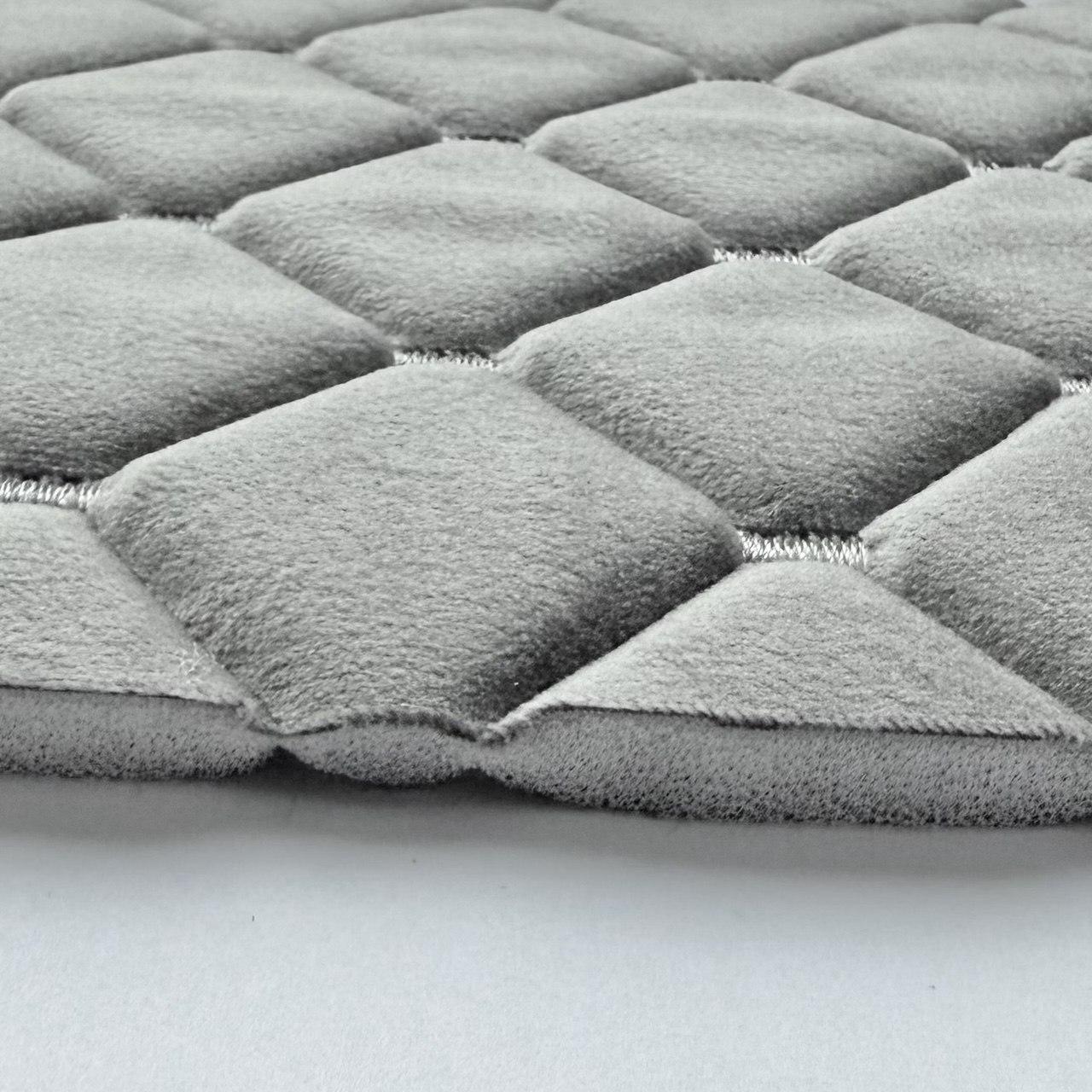 Автоткань велюр на поролоне Kora 1,4 м 1 пог. м Светло-серый (ww-7) - фото 2 Автоткань велюр на поролоне Kora 1,4 м 1 пог. м Светло-серый (ww-7) - фото 2