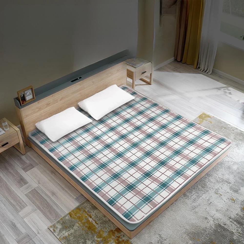 Электропростынь Royan две зоны нагрева плотная байка клетка двухспальная 150х180 см - фото 3 Электропростынь Royan две зоны нагрева плотная байка клетка двухспальная 150х180 см - фото 3