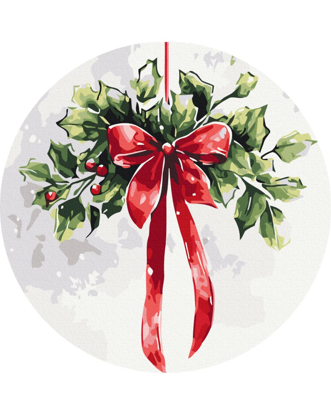 Картина по номерам Brushme Рождественская омела 30 см (RC00101M)