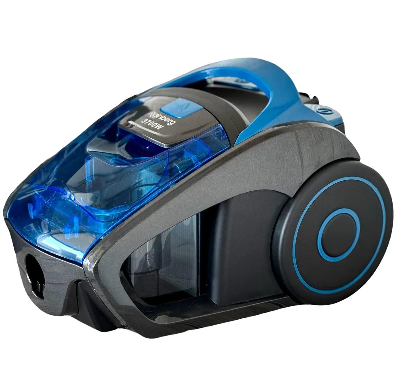 Пылесос контейнерный Rainberg RB-652B 3700 Вт 2,5 л HEPA-фильтр/регулировка мощности Синий (33797801)