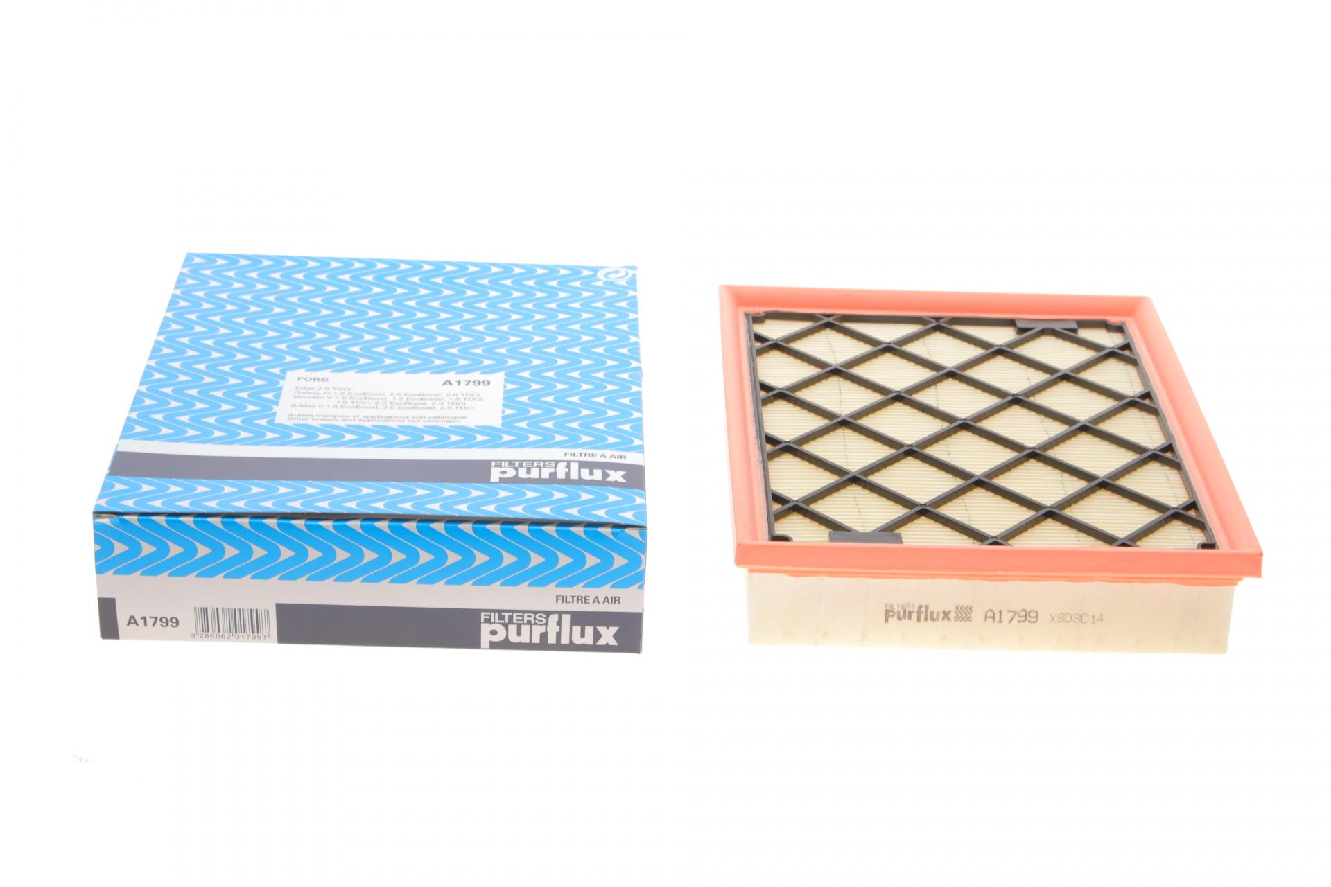 Фильтр воздушный PURFLUX для Ford Mondeo V 1,6-2,0 TDCI 14- (A1799)