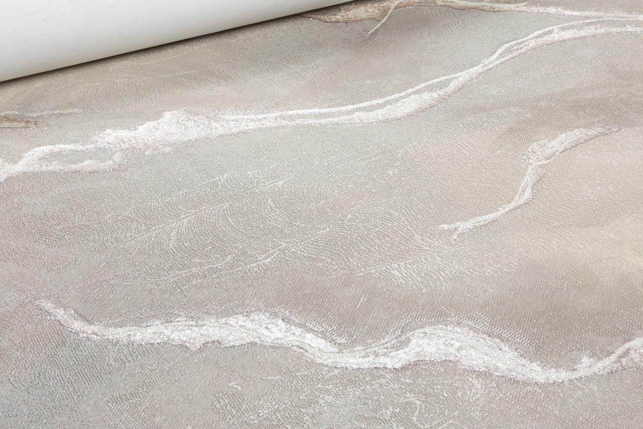 Шпалери флізелінові DU&KA Long River 30200-5 вініл гарячого тиснення 1,06х10,05 м Бежевий