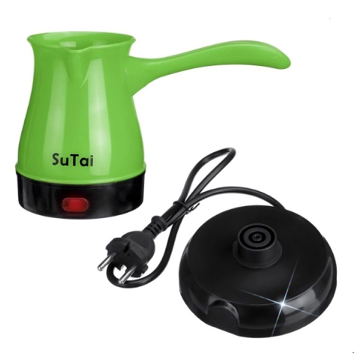 Турка електрична SuTai електротурка для варіння кави Green (392223528)