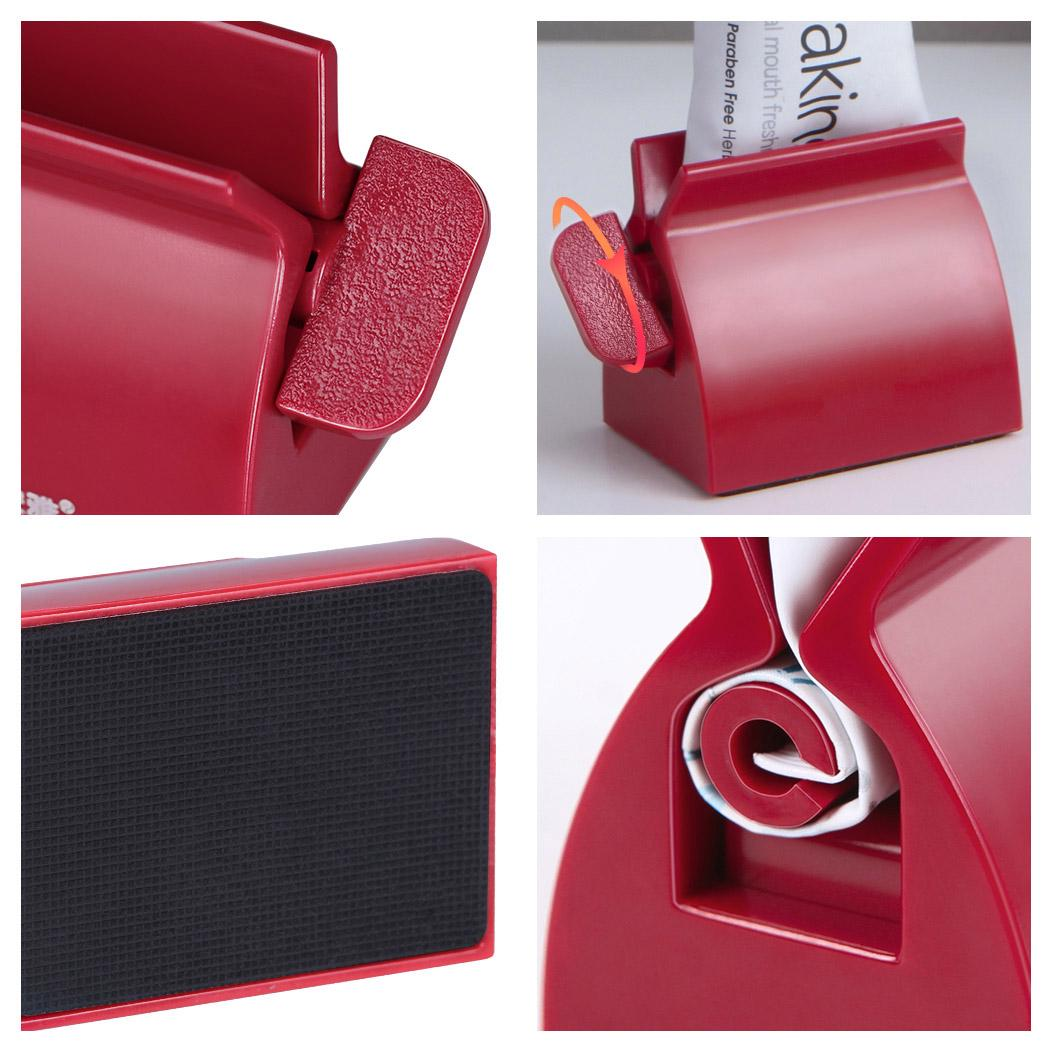 Дозатор витискач для видавлювання зубної пасти та крему Червоний (2863) - фото 7 Дозатор витискач для видавлювання зубної пасти та крему Червоний (2863) - фото 7