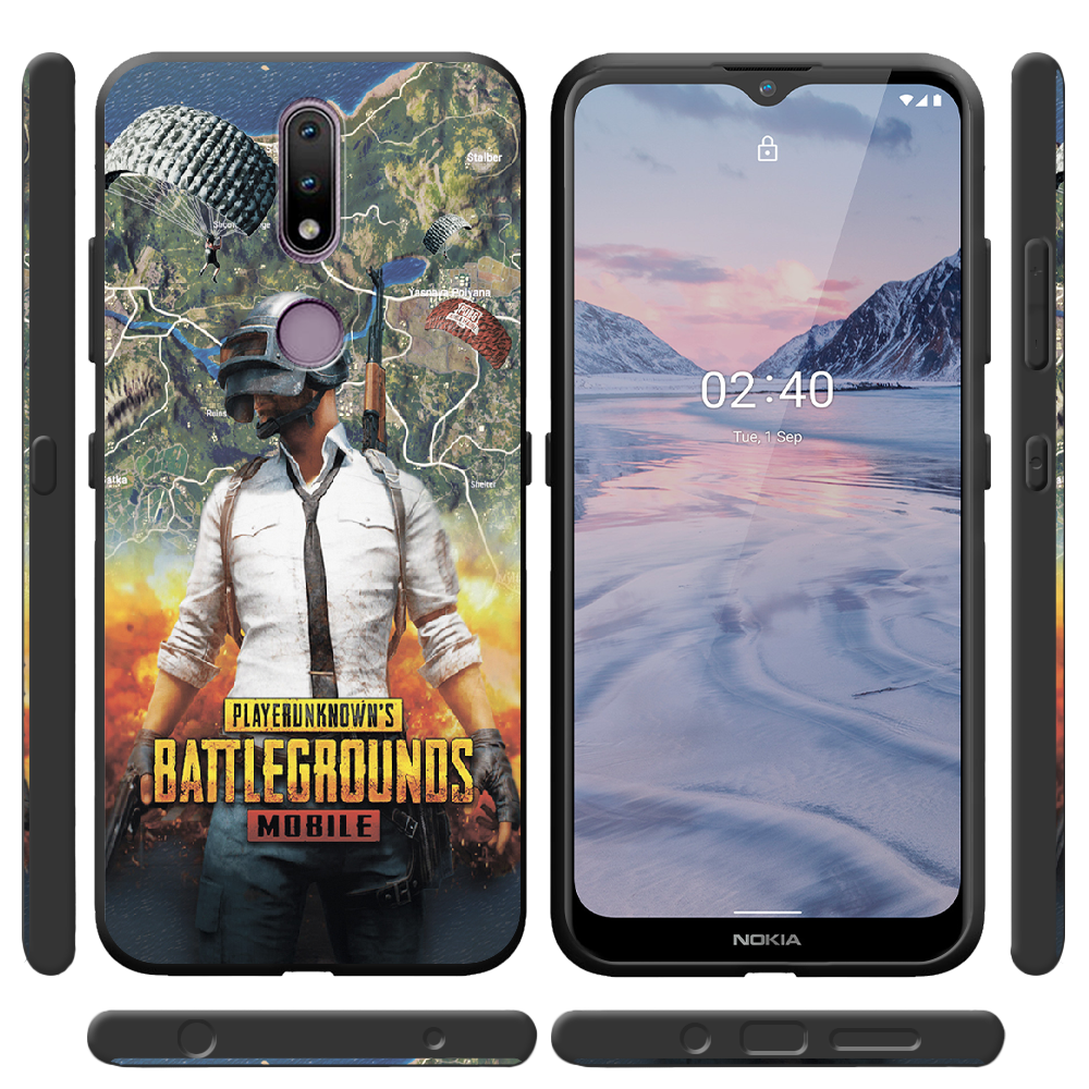 Чехол Boxface Nokia 2.4 PUBG Mobile Черный силикон (41297-up2309-43220) - фото 2