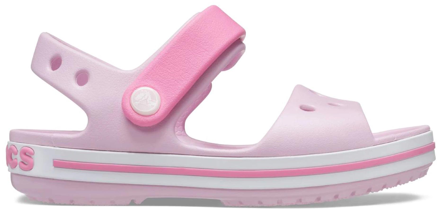 Сандалі дитячі Crocs Crocband Sandal р. 2/33,5 21 см Ballerina Pink (12856)