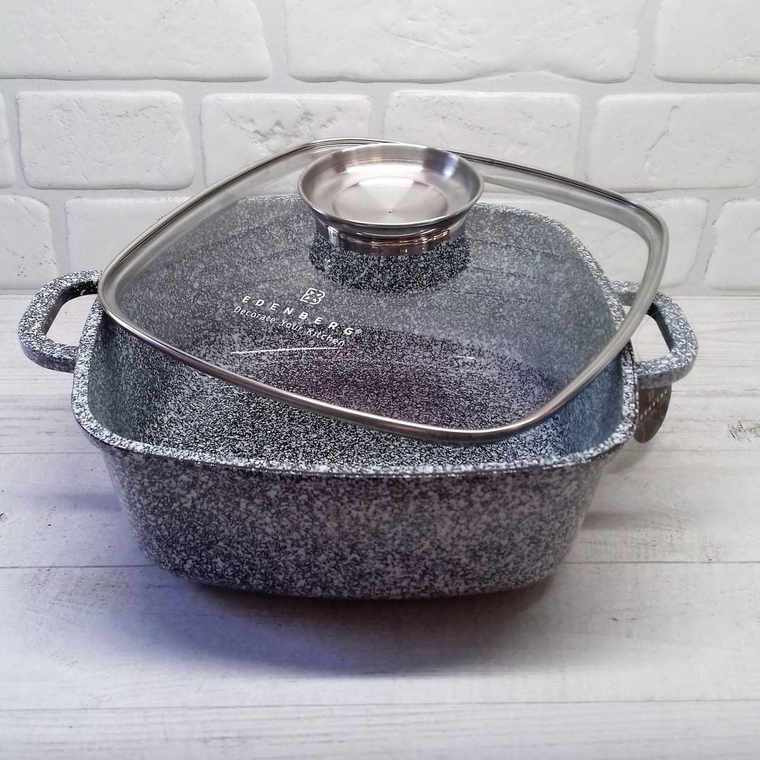 Кастрюля Edenberg с гранитным антипригарным покрытием 2,3 л 20 см (EB-3976) - фото 2 Кастрюля Edenberg с гранитным антипригарным покрытием 2,3 л 20 см (EB-3976) - фото 2