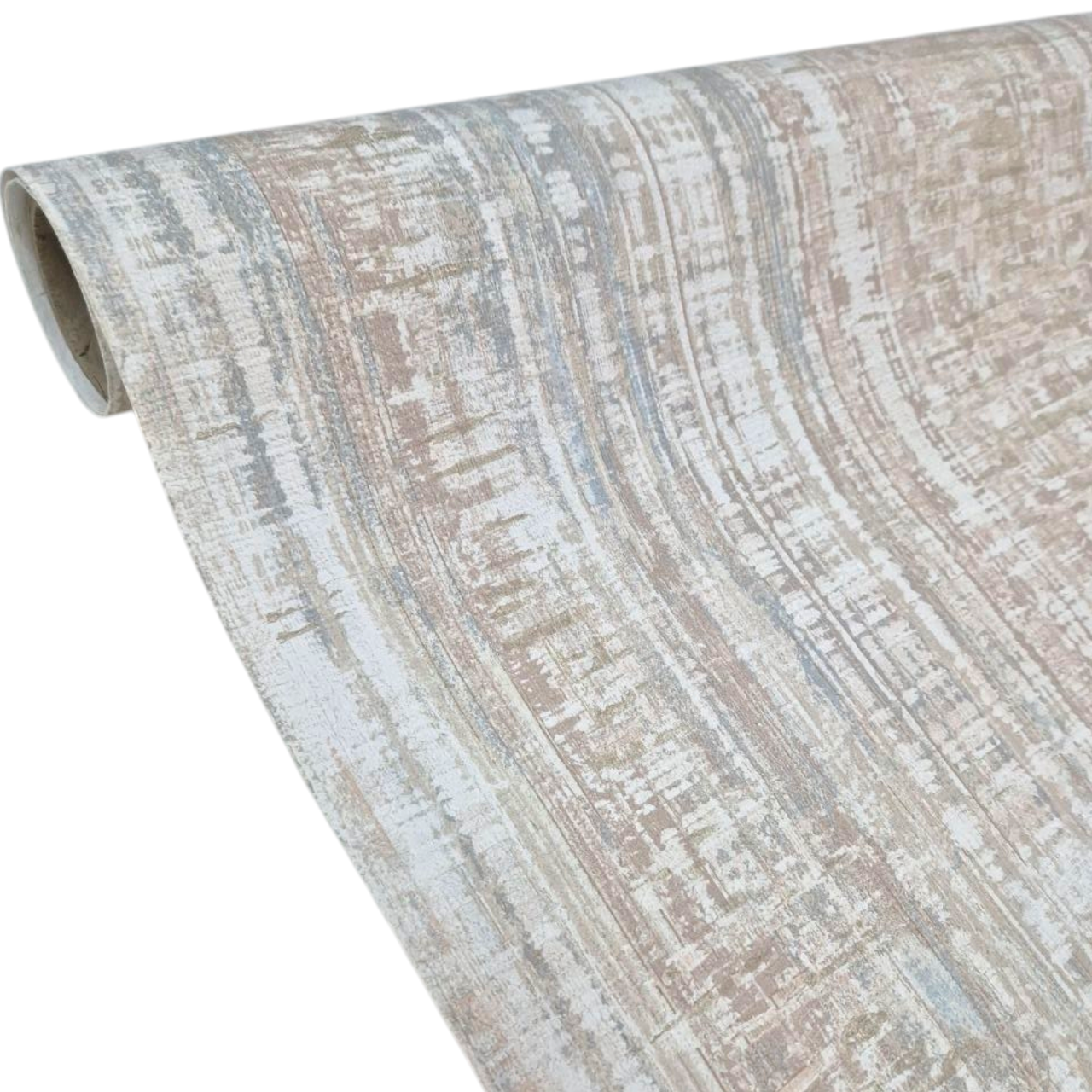 Обои виниловые Grandeco US4005 для гостиной/спальни/кухни/коридора 10,05x1,06 м Бежево-голубой (2474231281)