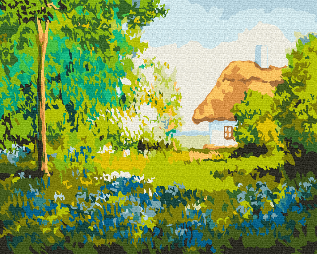 Картина по номерам Brushme Лето в деревне 48x60 см (BS53150L) Картина по номерам Brushme Лето в деревне 48x60 см (BS53150L)