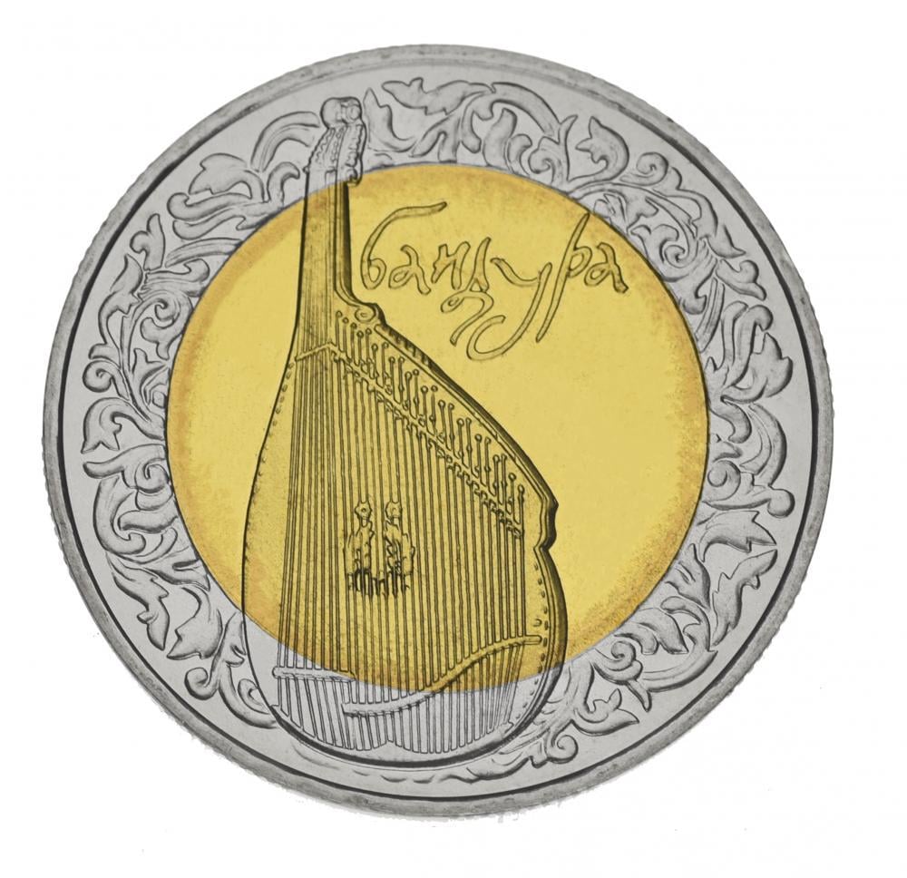 Коллекционная монета Украина 5 гривен 2003 Бандура UNC (KM #200)