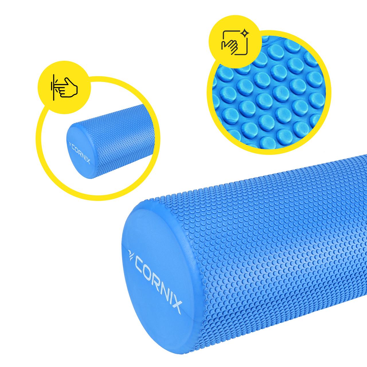 Массажный ролик Cornix EVA+ 60x15 см Navy Blue (XR-0309) - фото 9 Массажный ролик Cornix EVA+ 60x15 см Navy Blue (XR-0309) - фото 9