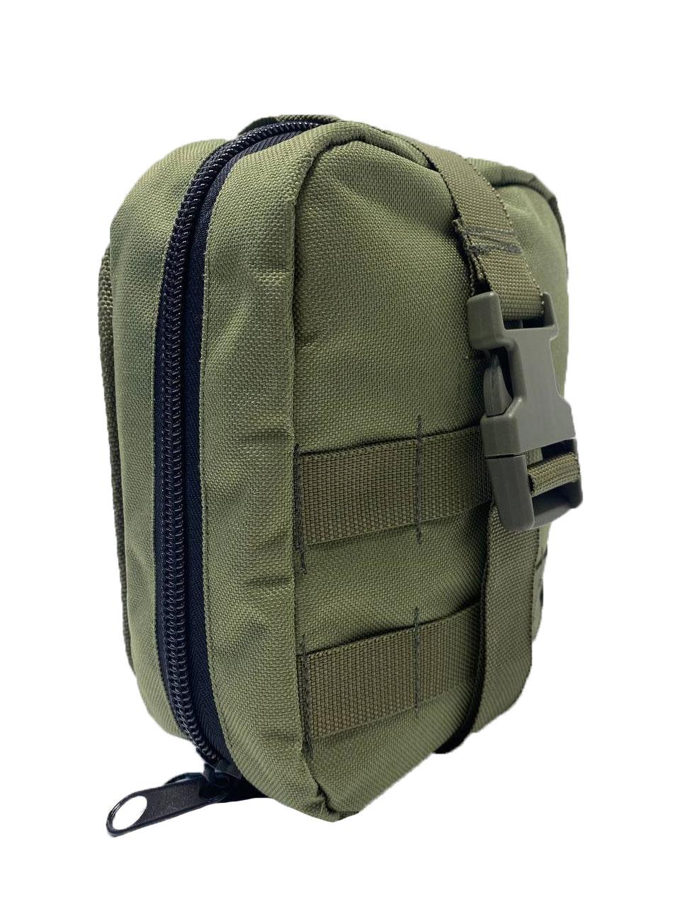 Подсумок под аптечку МК с откидной спинкой на кнопках уменьшенный Олива (3576983)