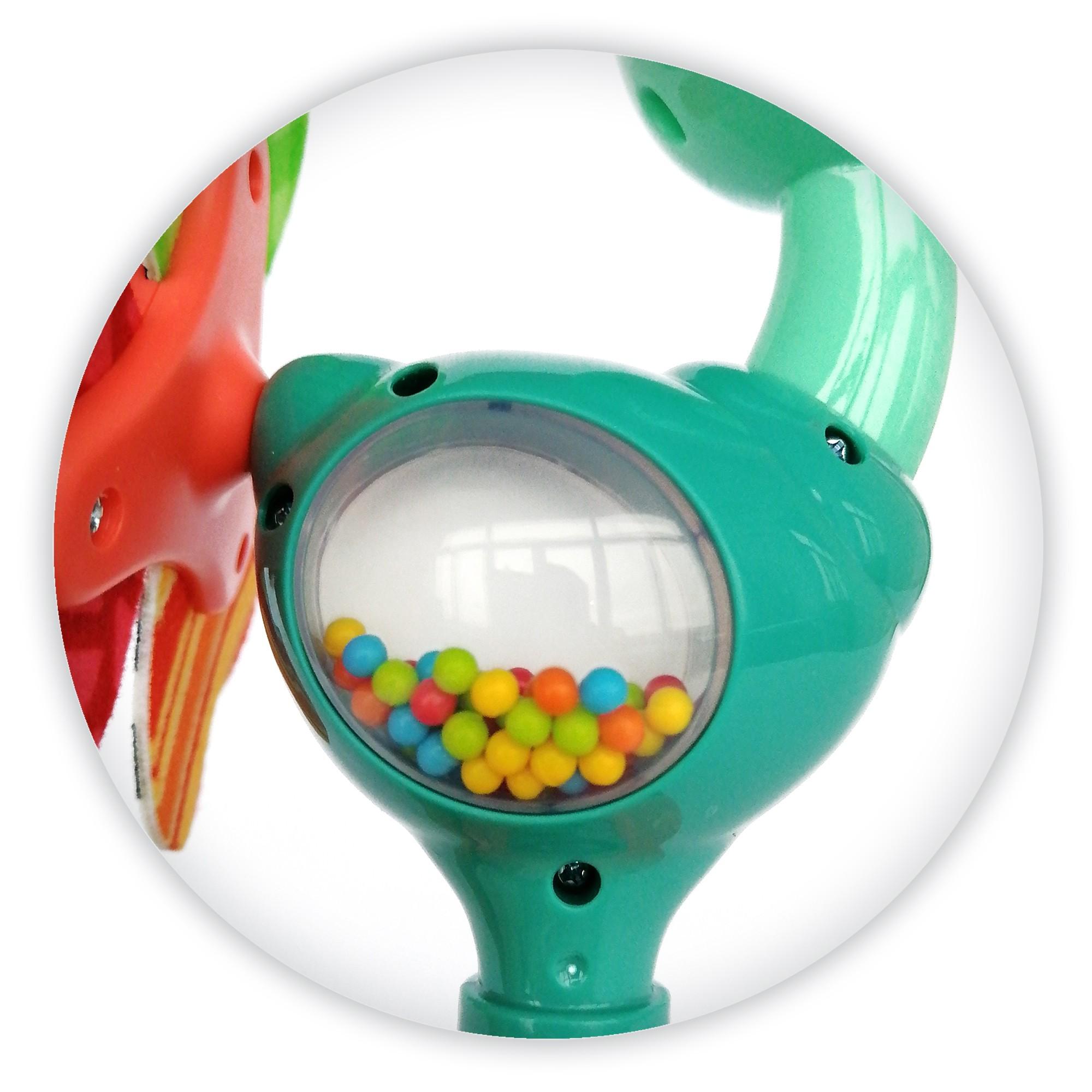 Брязкальце Play Smart Страусятко 23 см на присосі Різнокольоровий (110458STR) - фото 5 Брязкальце Play Smart Страусятко 23 см на присосі Різнокольоровий (110458STR) - фото 5