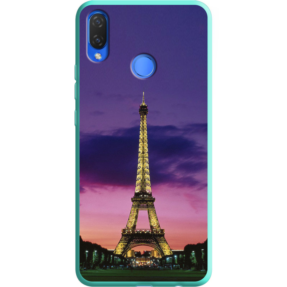 Чехол Boxface Huawei P Smart Plus Полночь в Париже Мятный силикон (34912-up964-36134)