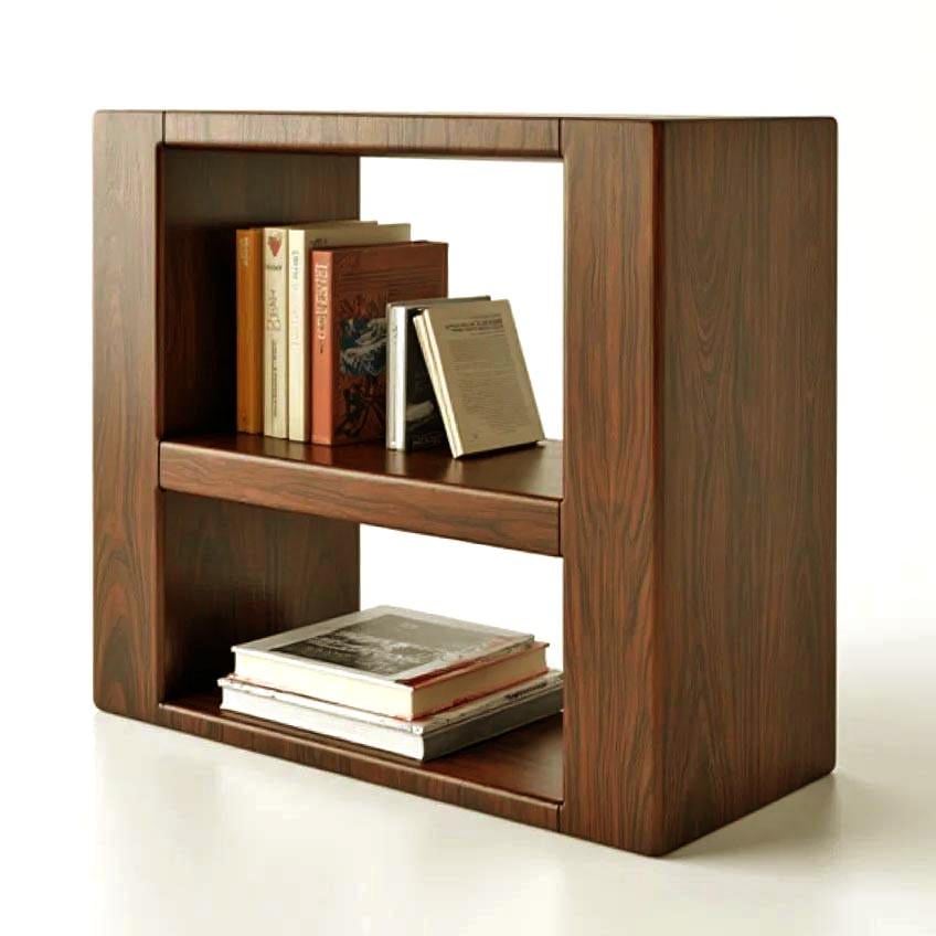 Полка книжная настольная из дерева Лусидао Терракот (КПА-017832)