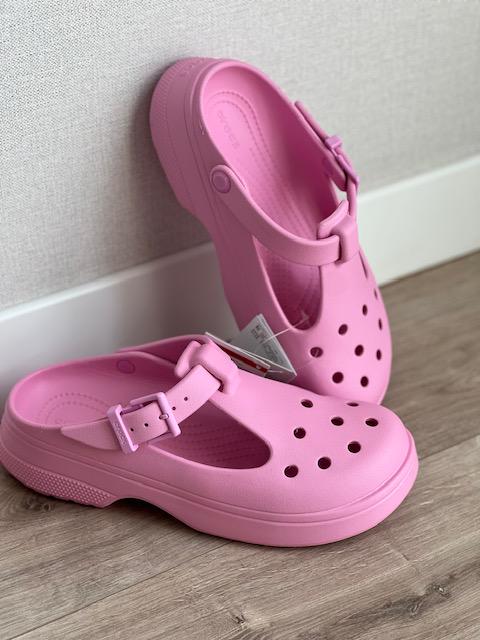 Сабо Crocs Classic Mary Jane р. 37-38 Pink Tweed (26397629) - фото 7