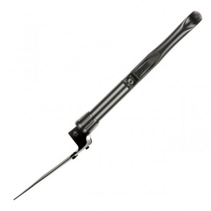 Лопата саперна туристична Intertool AT-0133 складна металева з чохлом довжина 3в1 57 см Чорний - фото 4