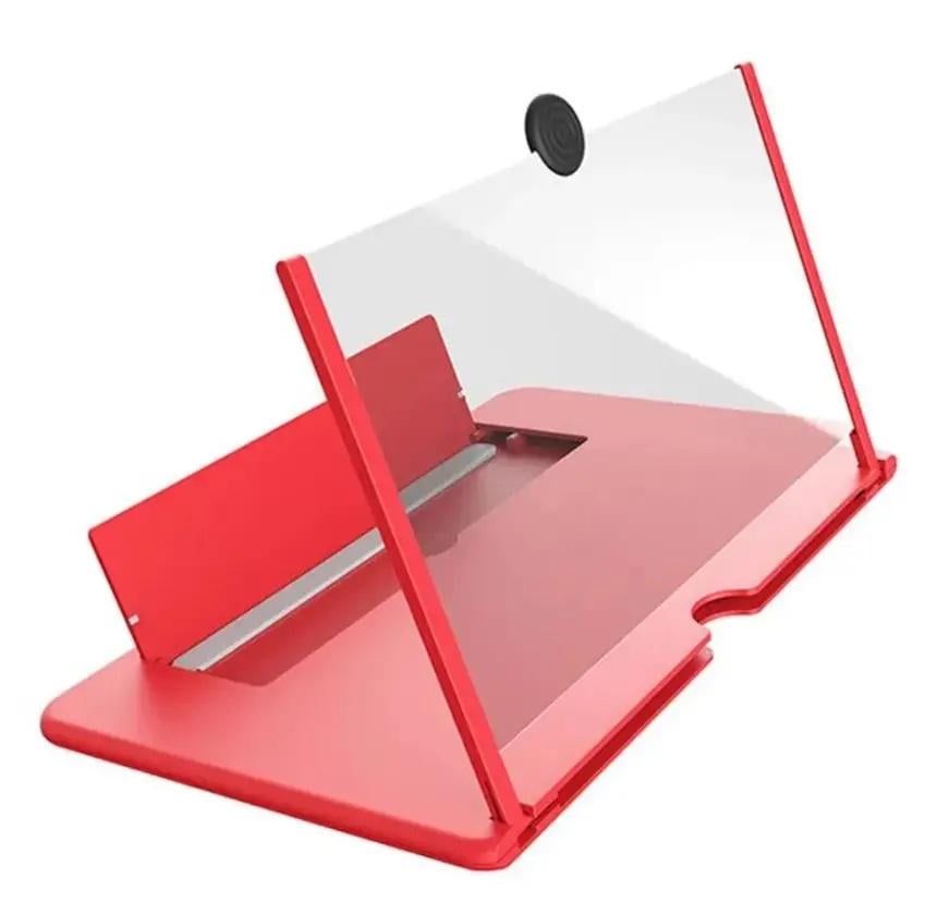 Подставка для телефона 3D Foldable Screen 8022 с увеличителем Red (24998662) Подставка для телефона 3D Foldable Screen 8022 с увеличителем Red (24998662)