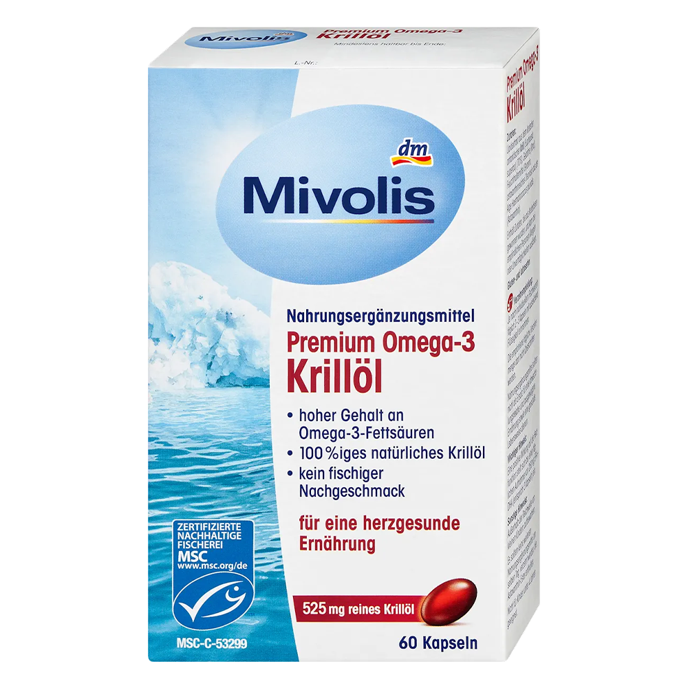 Олія кріля DM Mivolis Омега-3 60 шт. 45 г (EPI-15102025-1308)