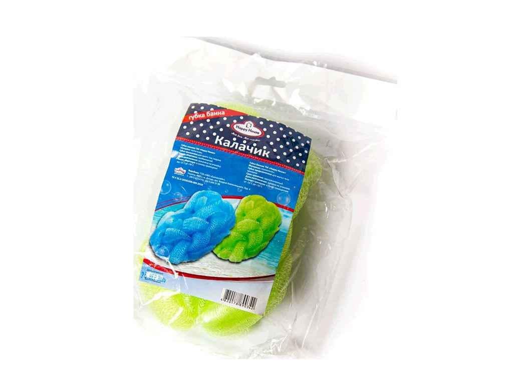 Губка банная HAPPY HOUSE Калачик сетка (802955) Губка банная HAPPY HOUSE Калачик сетка (802955)