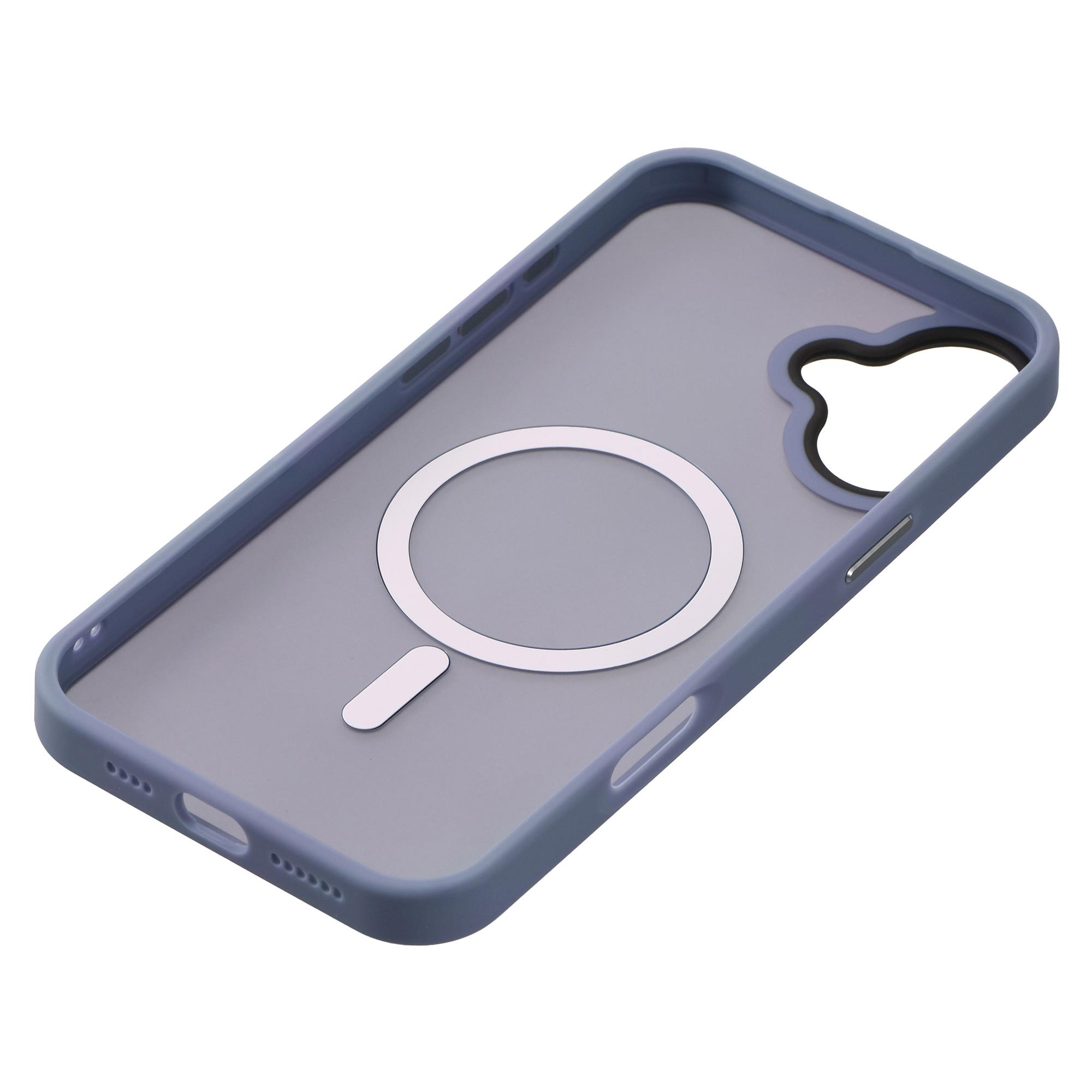 Чохол для телефону 2E Basic для iPhone 16 Plus Soft Touch MagSafe Cover Світло-синій (2E-IPH-16PL-OCLS-LB) - фото 4