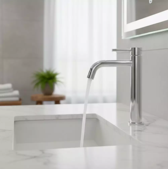 Смеситель для раковины Devit Flow 550536C Хром (34354410) - фото 2 Смеситель для раковины Devit Flow 550536C Хром (34354410) - фото 2