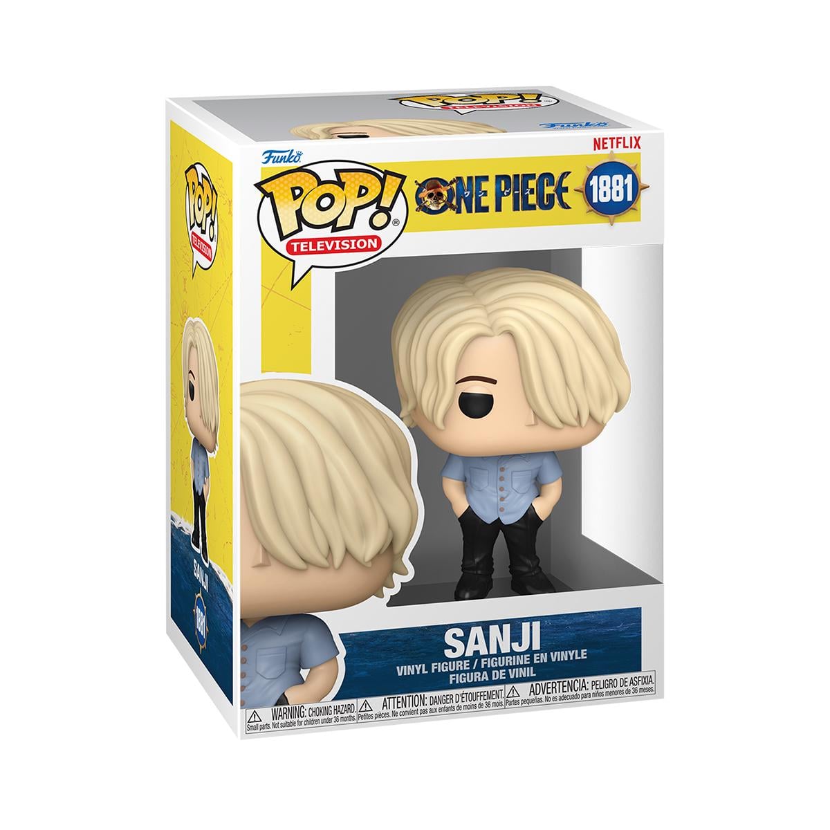 Дитяча ігрова фігурка Funko POP One Piece Sanji Аніме Аніме (1206472629)