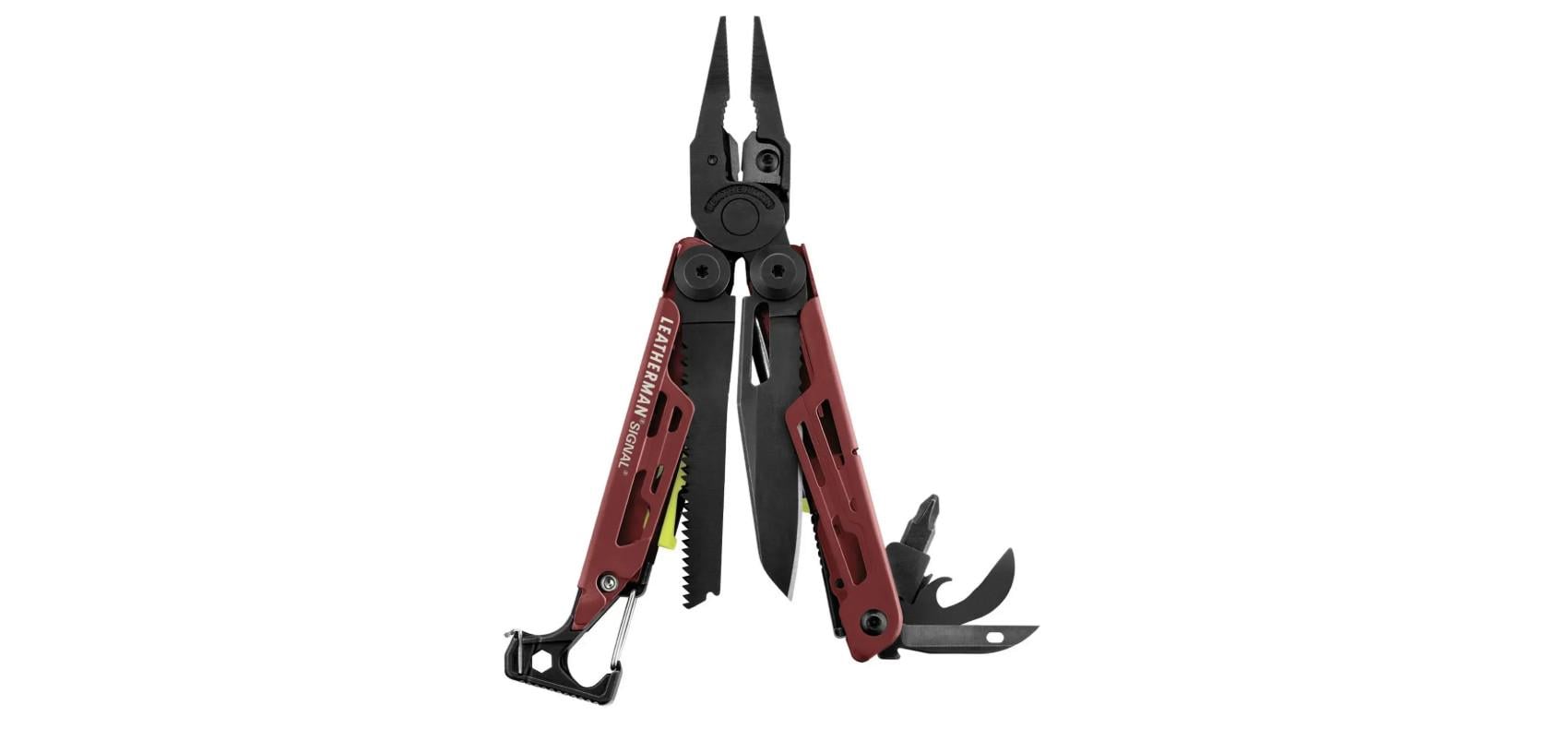 Мультитул Leatherman Signal Crimson 19 инструментов без чехла и бит (26258039)