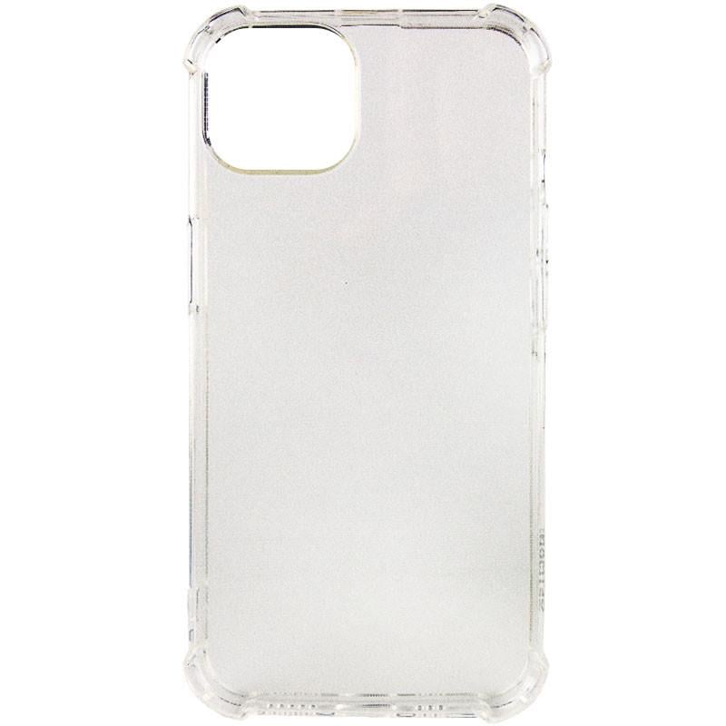 Противоударный TPU чехол GETMAN Ease logo усиленные углы для Apple iPhone 13 6.1" Бесцветный