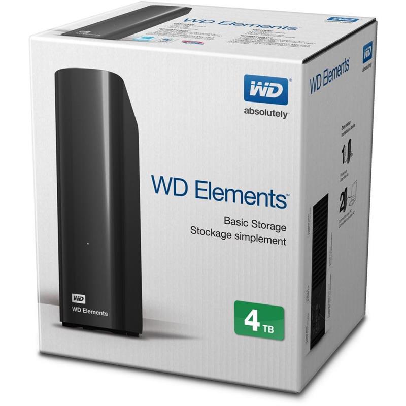 Жесткий диск внешний WD HDD 3,5" USB 4.0TB Elements Desktop Black (WDBWLG0040HBK-EESN) - фото 5 Жесткий диск внешний WD HDD 3,5" USB 4.0TB Elements Desktop Black (WDBWLG0040HBK-EESN) - фото 5