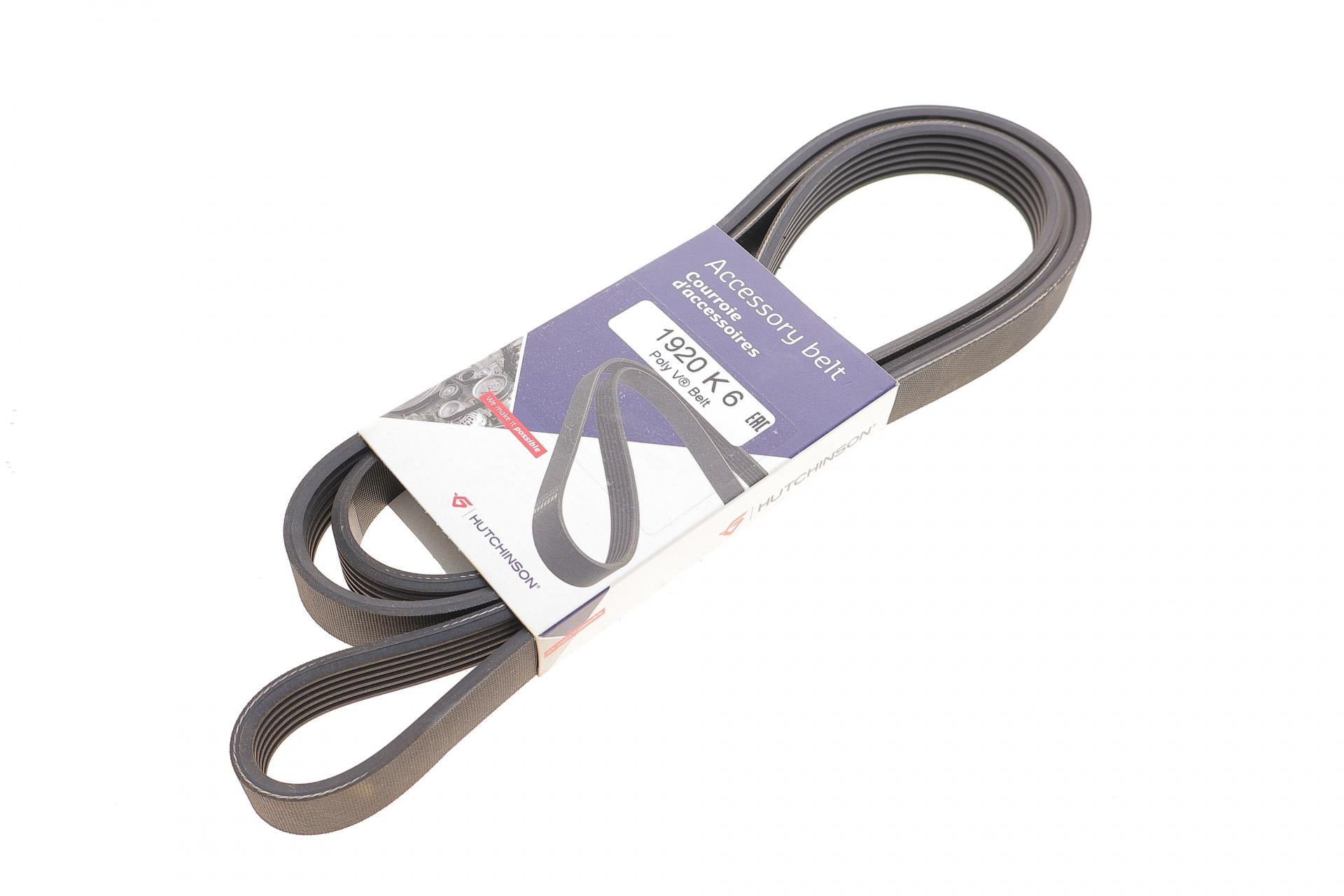 Ремінь генератора HUTCHINSON Ford Escort 1.6/1.8 92-00/Renault Espace 3.0dCi 02- 6PK1920 (1920_K_6)