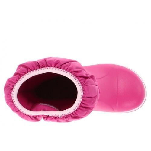 Чоботи дитячі зимові Crocs Winter Puff р. 30-31 Candy Pink (14439252) - фото 2