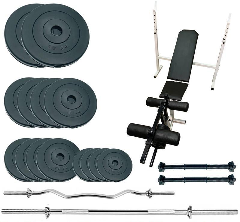 Лава для жиму з набором штанг і гантелей Newt Gym Scott Plus Set Pro 70 кг (NE-SKM-PL-SCP-70)