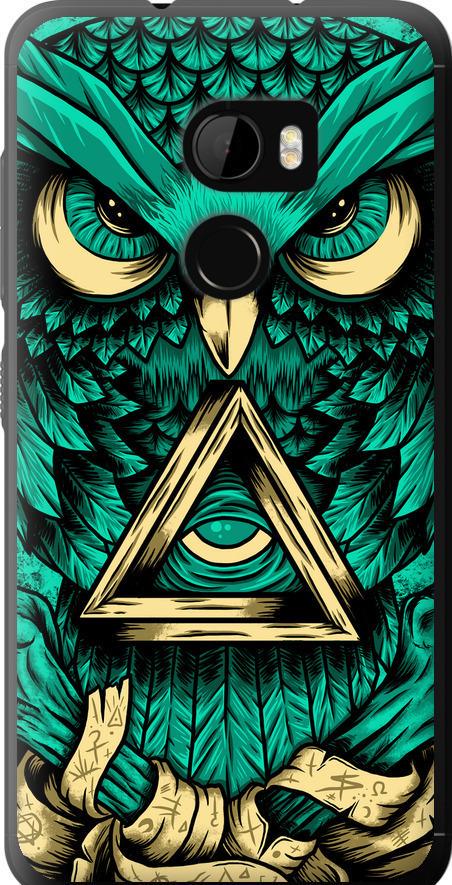 Чехол на HTC One X10 Сова Арт-тату (3971u-995-42517) Чехол на HTC One X10 Сова Арт-тату (3971u-995-42517)