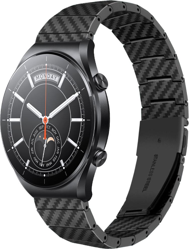 Ремешок Armrok для Xiaomi Watch S1 Acttive Black (31688-2B)