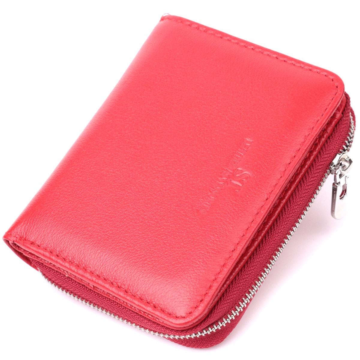 Кошелек женский ST Leather 22552 из натуральной кожи Красный (168-136-22552)