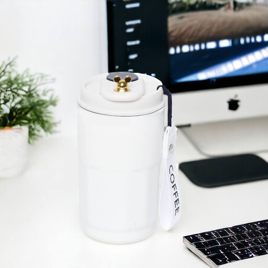 Термокружка Happy Life Coffee из нержавеющей стали 400 мл Белый (2780925956) - фото 2 Термокружка Happy Life Coffee из нержавеющей стали 400 мл Белый (2780925956) - фото 2