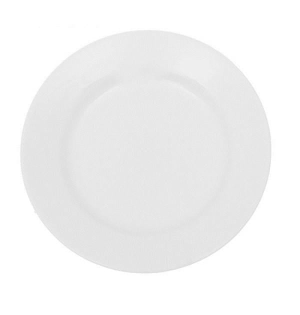 Тарелка фарфоровая мелкая 20 см Белый (8043LG) Тарелка фарфоровая мелкая 20 см Белый (8043LG)