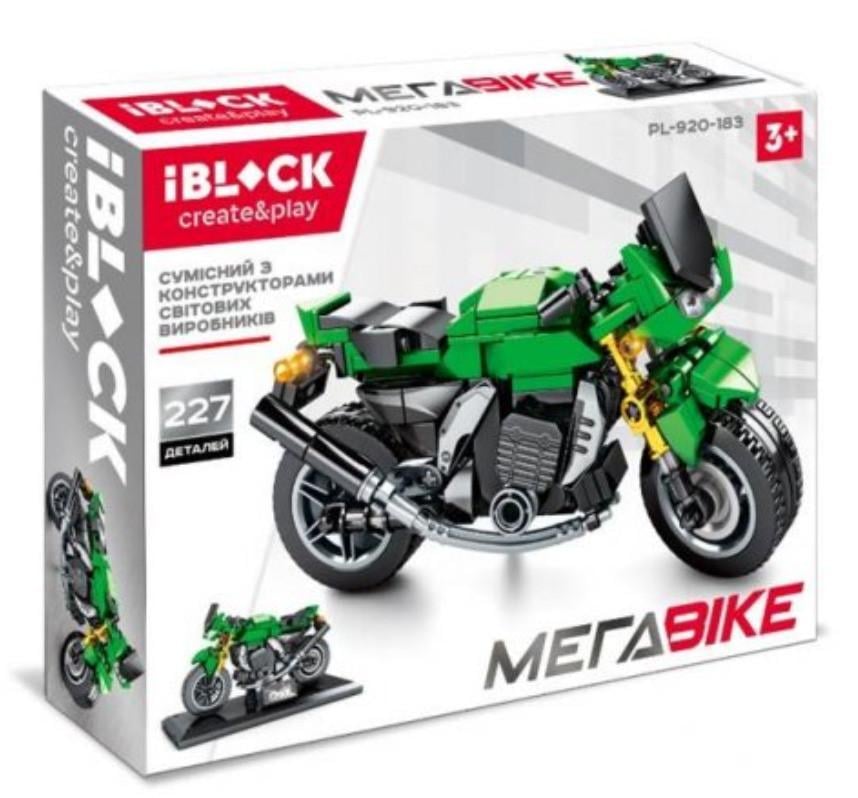 Конструктор Iblock МегаBike 227 дет.