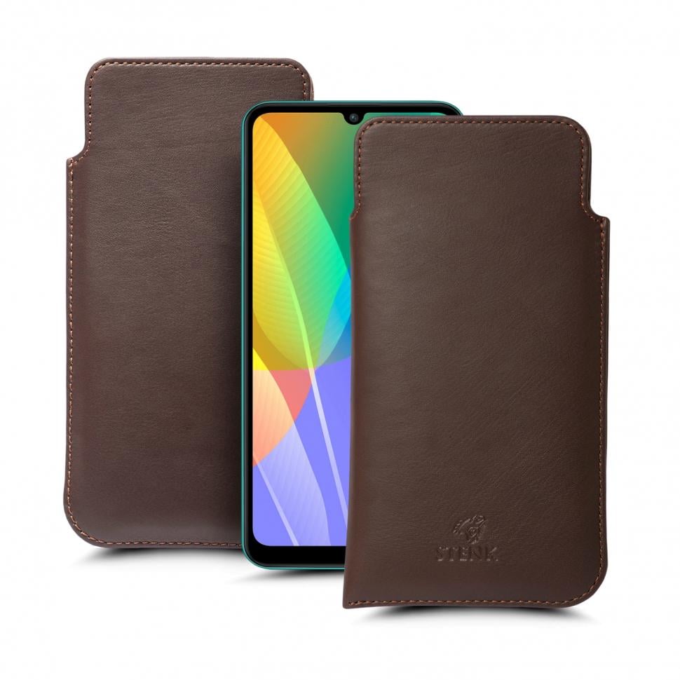 Футляр Stenk Elegance для Huawei Y6P Коричневый (66095) Футляр Stenk Elegance для Huawei Y6P Коричневый (66095)