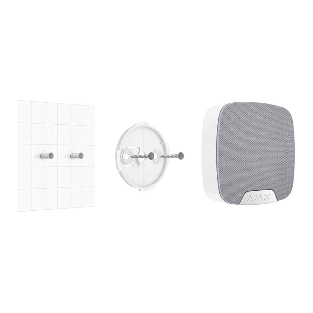 Панель крепежная Ajax SmartBracket для HomeSiren White (17287) Панель крепежная Ajax SmartBracket для HomeSiren White (17287)