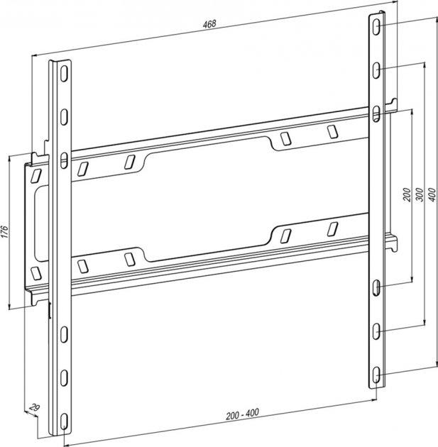 Кронштейн Simpler 48EP 32-65'' 400х400 - фото 4