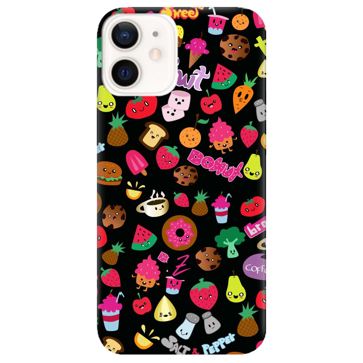 Силиконовый чехол Zorrov для Apple iPhone 12 Mini - Kawaii (14050040139088379)