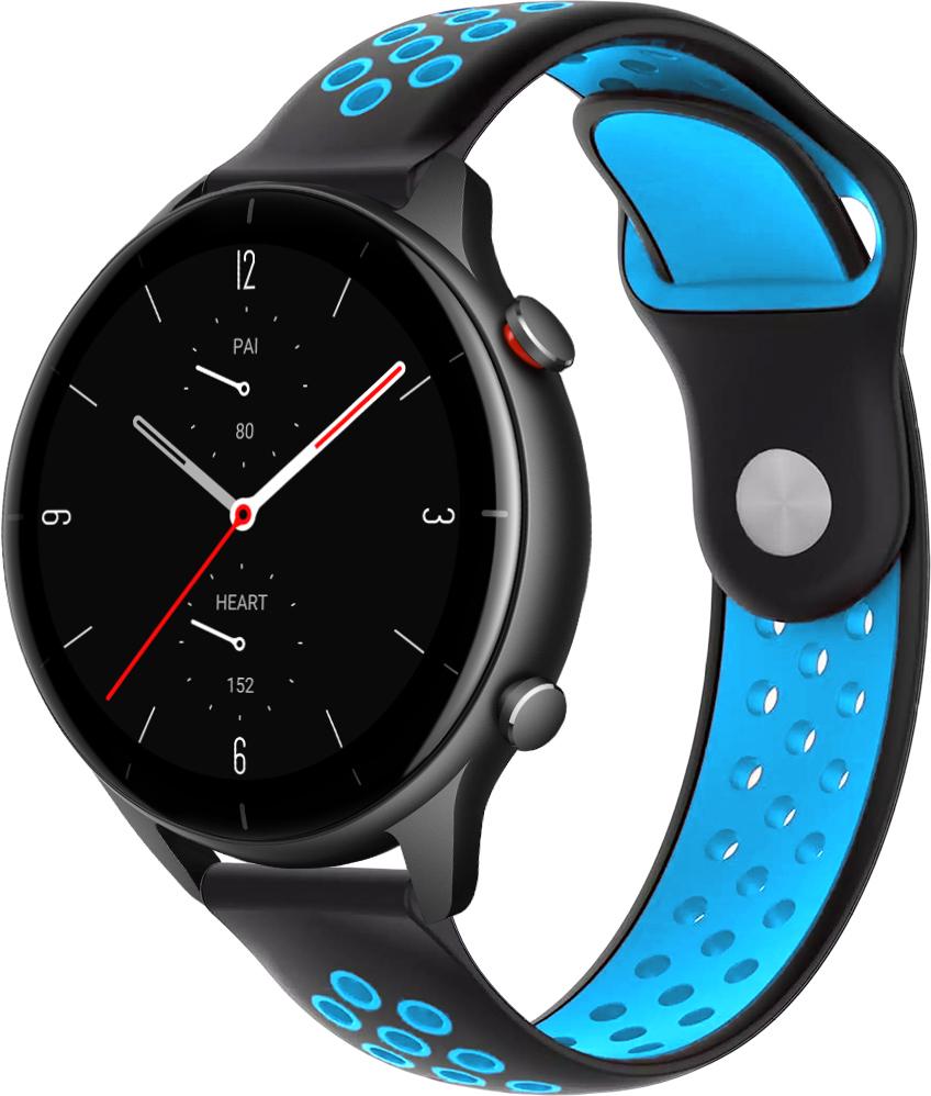 Ремешок Sport для Amazfit GTR 2 22 мм Black Sky Blue (23049-6A)