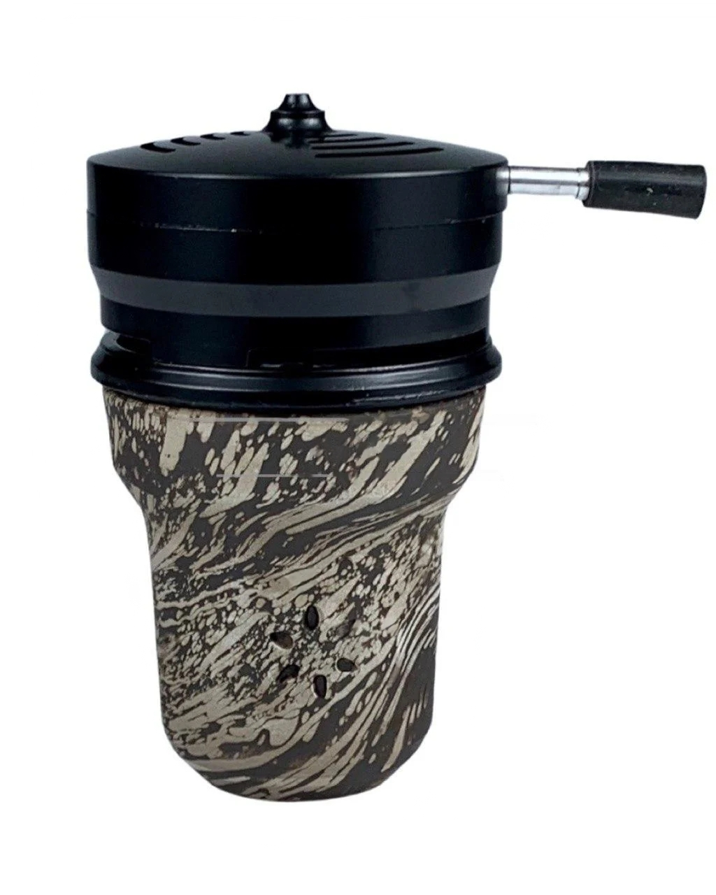 Чаша глиняна для кальяну Solaris Phobos калауд Mig Razor Чорний (1674)