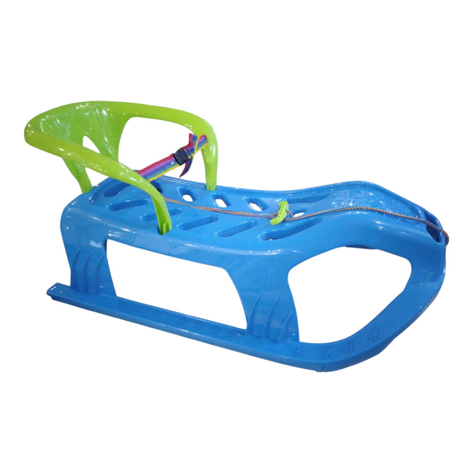 Санки-дитячі зі спинкою Marmat Snow Star Синій (11119) - фото 9