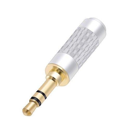 Штекер під паяння SUNROZ FreeEnd-3,5 мм 3 pin Silver/Silver carbon (A48502)