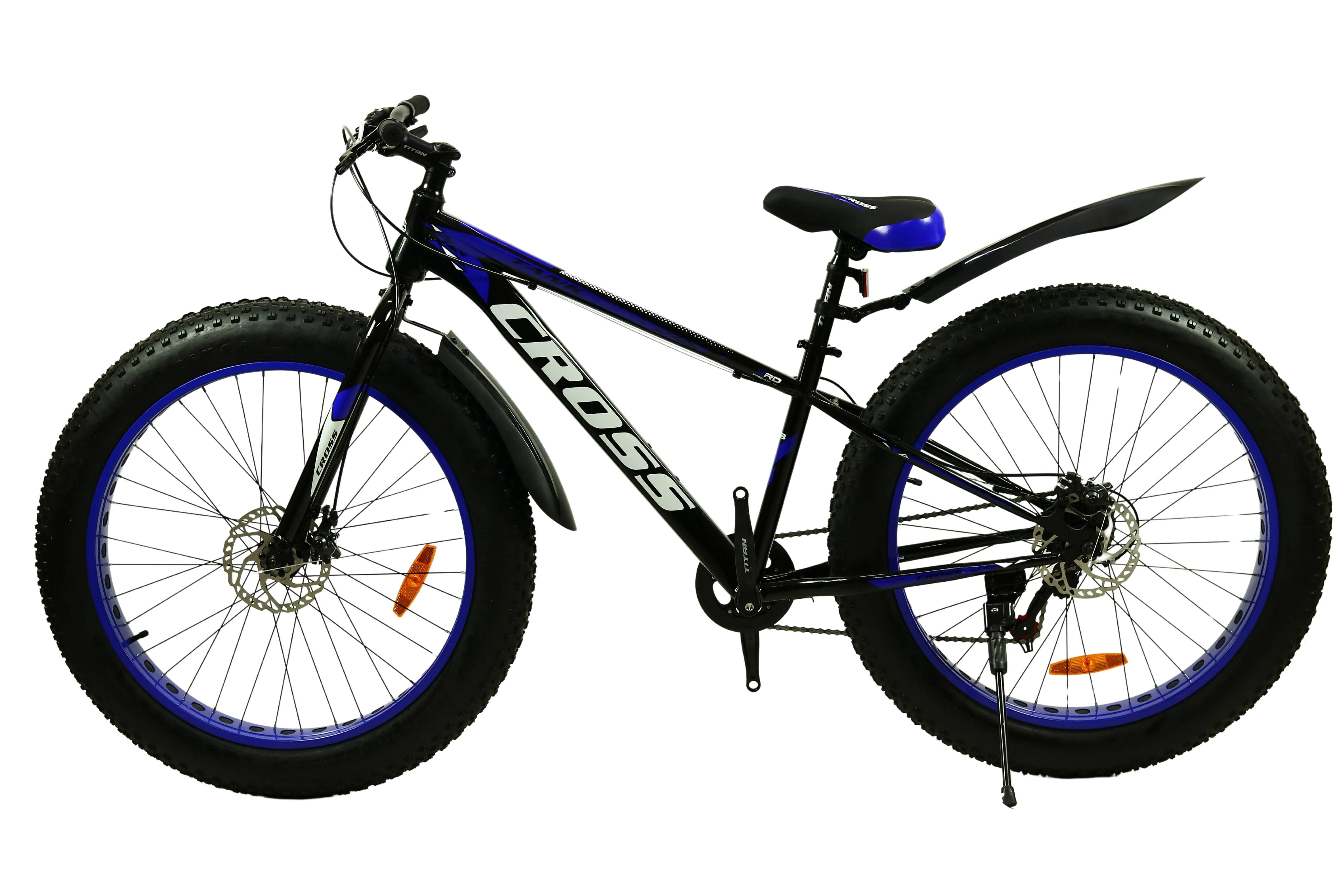 Велосипед Cross Tank 26" 15" Черно-синий