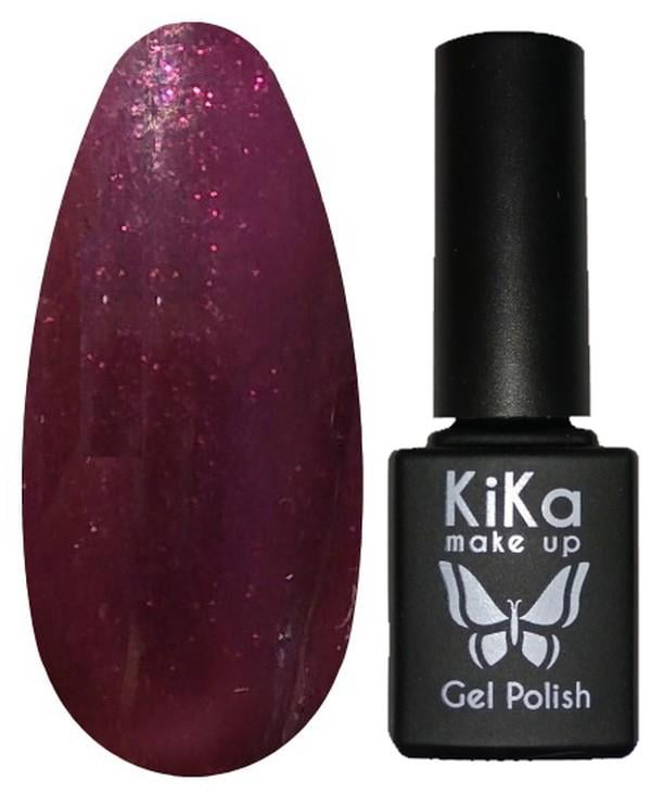 Гель-лак Kika №124 с перламутровым блеском 8,5 мл Красный (KGP-124)